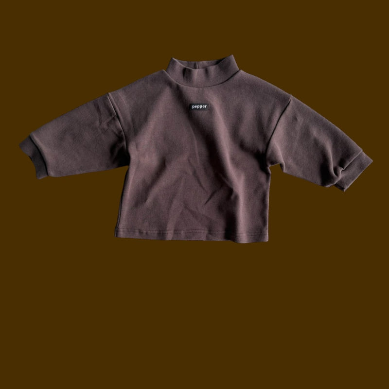 Tangerine Mock Neck Top