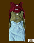 Ribbed Layered Sleeveless Top