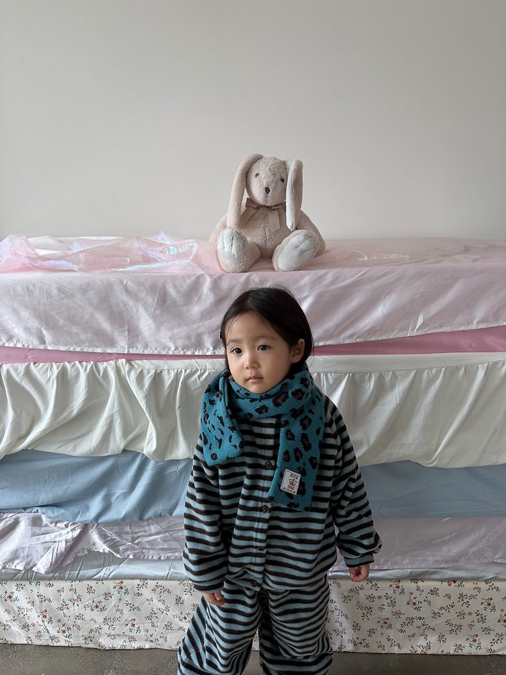 Leopard Muffler – koreanische Kindermode bei Little Foxx