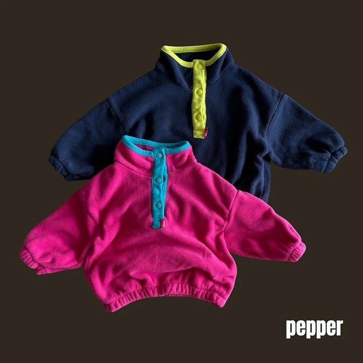 Color Block Anorak – Sweatshirt für Kinder von Pepper, Made in Korea