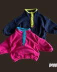 Color Block Anorak – Sweatshirt für Kinder von Pepper, Made in Korea
