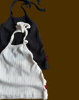 Knit Eyelet Halter Top
