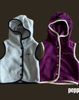 Polar Bear Hooded Vest – Kinderweste von Pepper, Made in Korea
