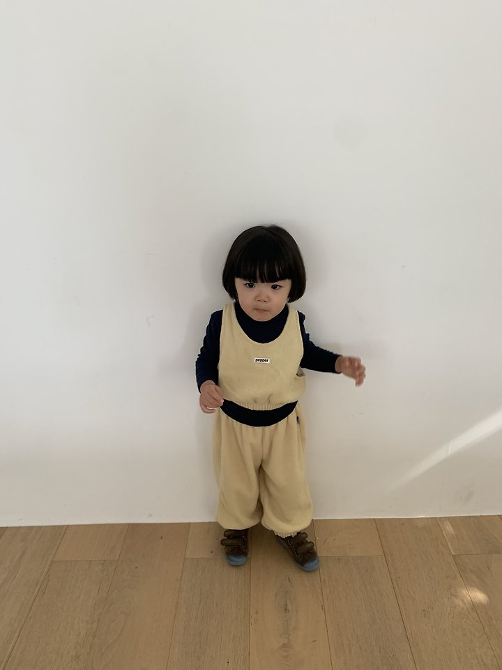 Pepper Terry Vest – Jacke für Kinder, Made in Korea