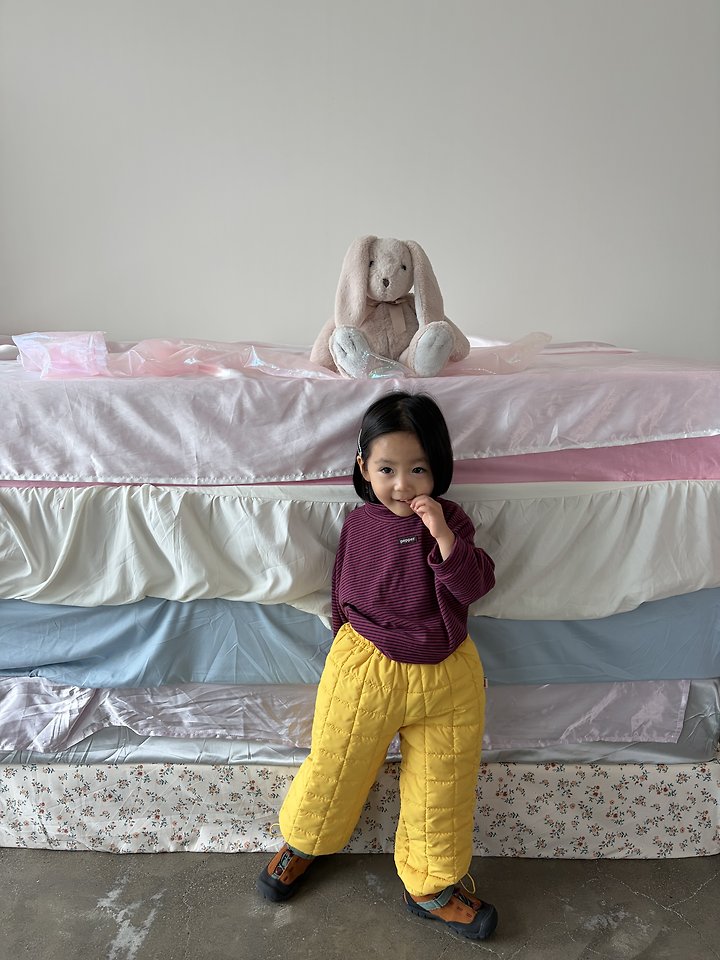 Square Padded Pants – Hose für Kinder, Made in Korea