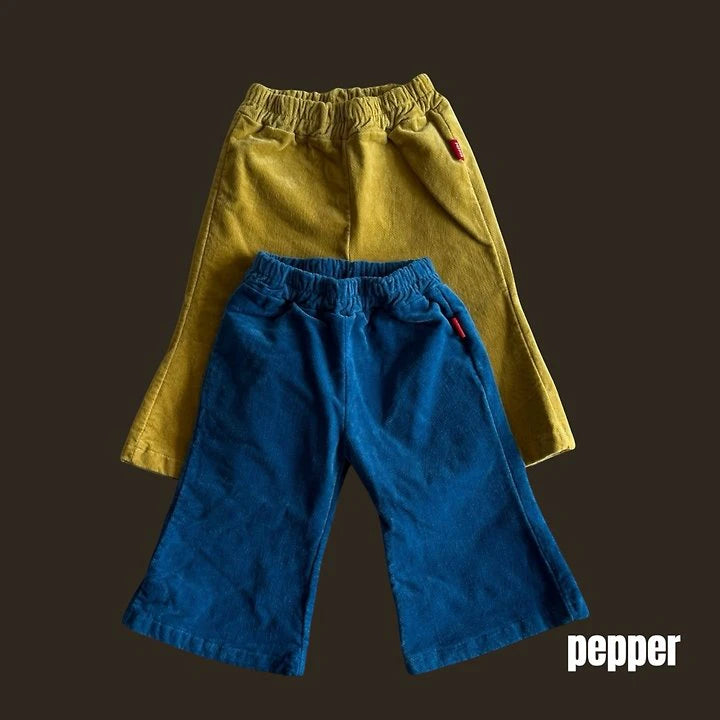 Caramel Velvet Pants – Kinderhose von Pepper, Made in Korea