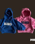 XOXO Hoodie – Sweatshirt für Kinder von Pepper, Made in Korea