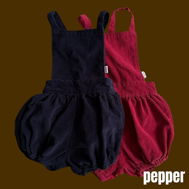 Corduroy Short Overalls