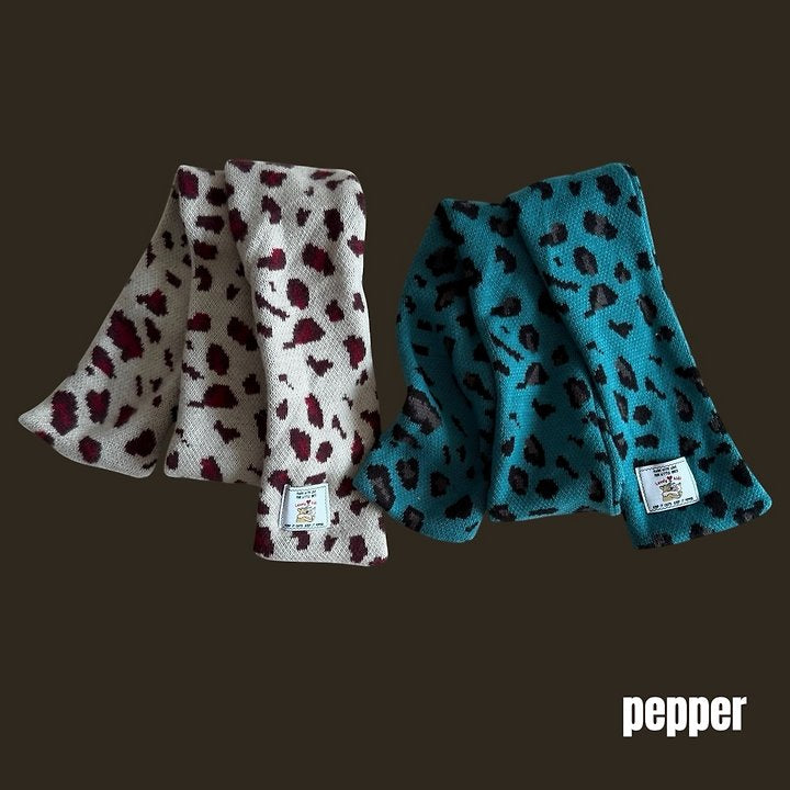 Leopard Muffler – Schal für Kinder von Pepper, Made in Korea