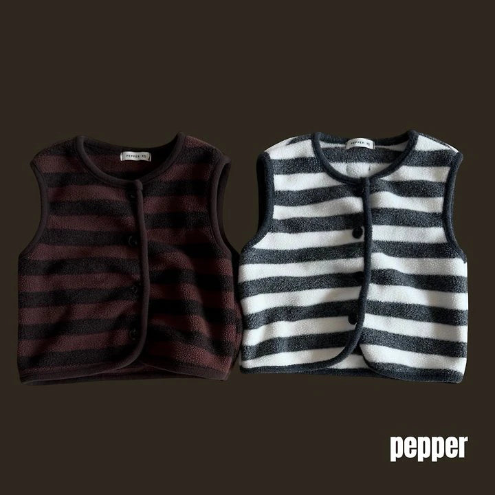 Chipmunk Vest – Kinderweste von Pepper, Made in Korea