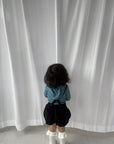 Corduroy Short Overalls