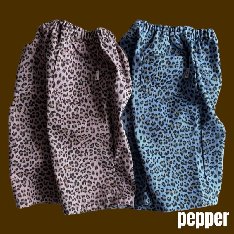 Pig Leopard Print Pants