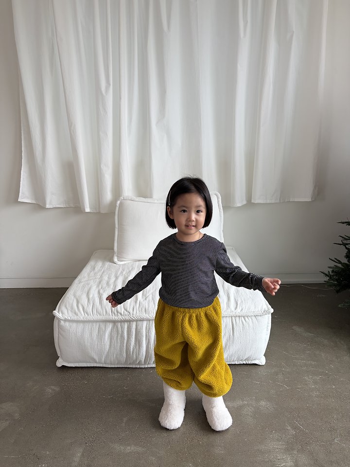 Pepper Striped Tee – koreanische Kindermode bei Little Foxx