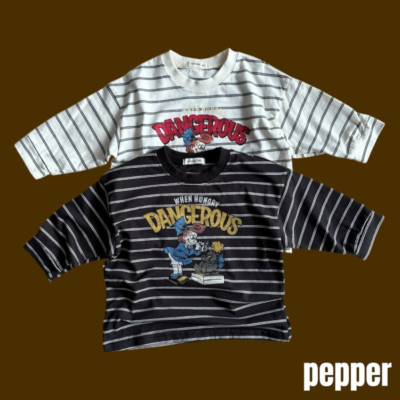 Bulldog Striped Tee