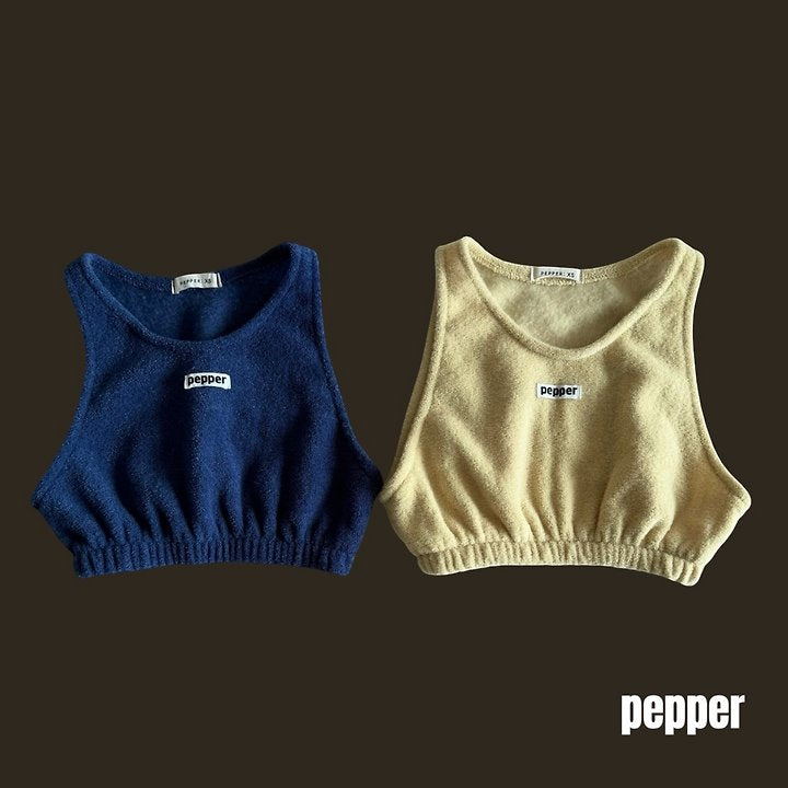 Pepper Terry Vest – Kinderweste von Pepper, Made in Korea