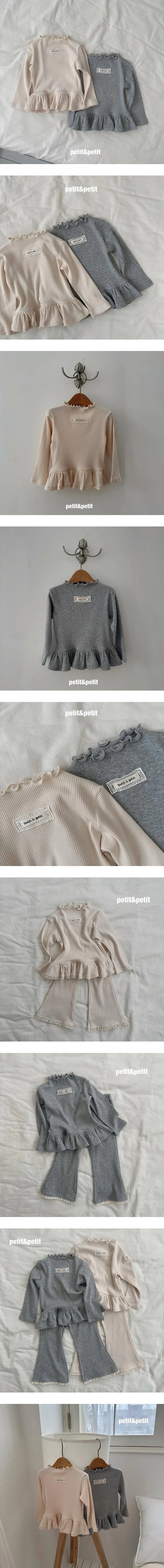 Little Foxx – Mild Rib Frill Tee