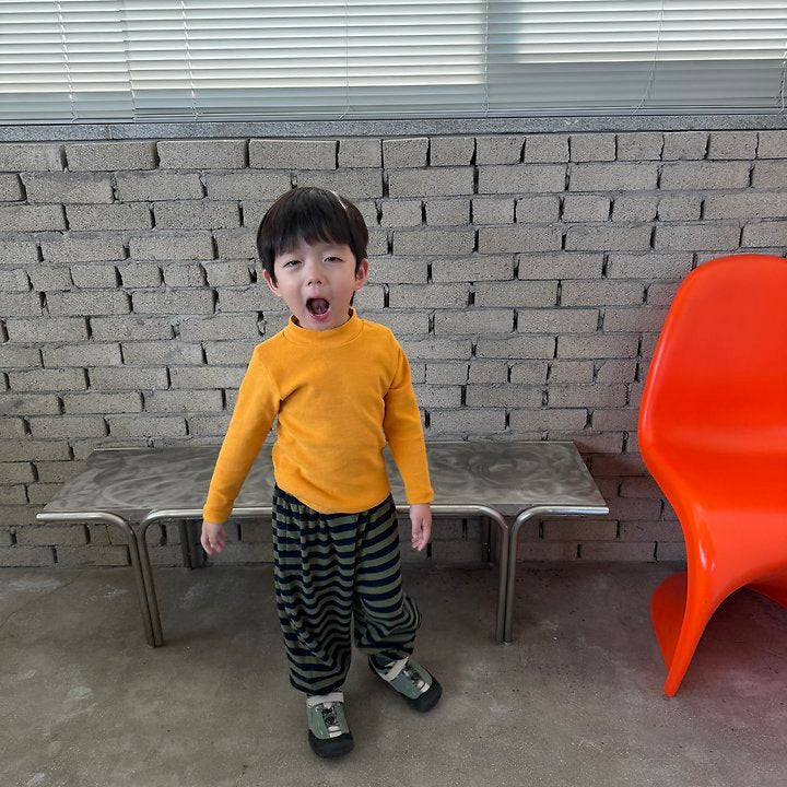Little Foxx – Carrot Striped Jogger Pants