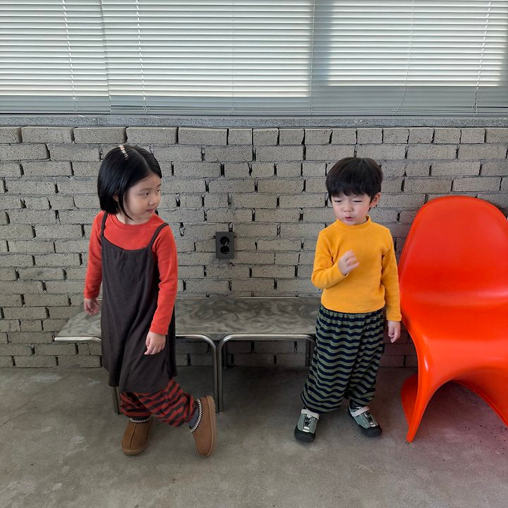 Little Foxx – Carrot Striped Jogger Pants