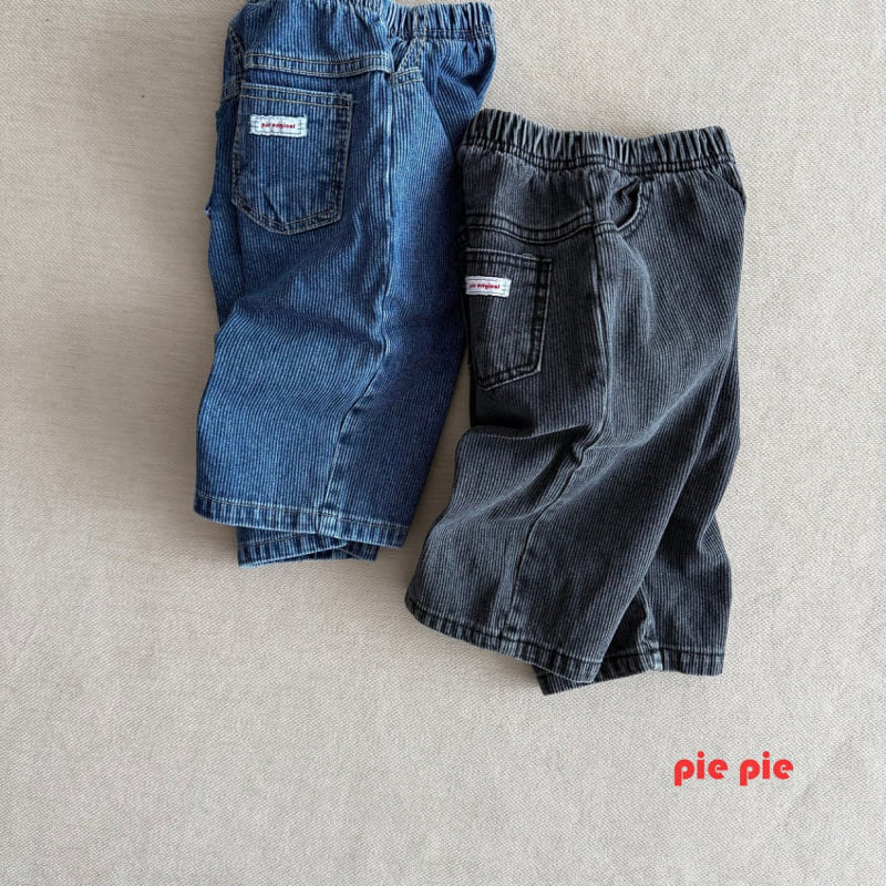 Corduroy Denim Pants