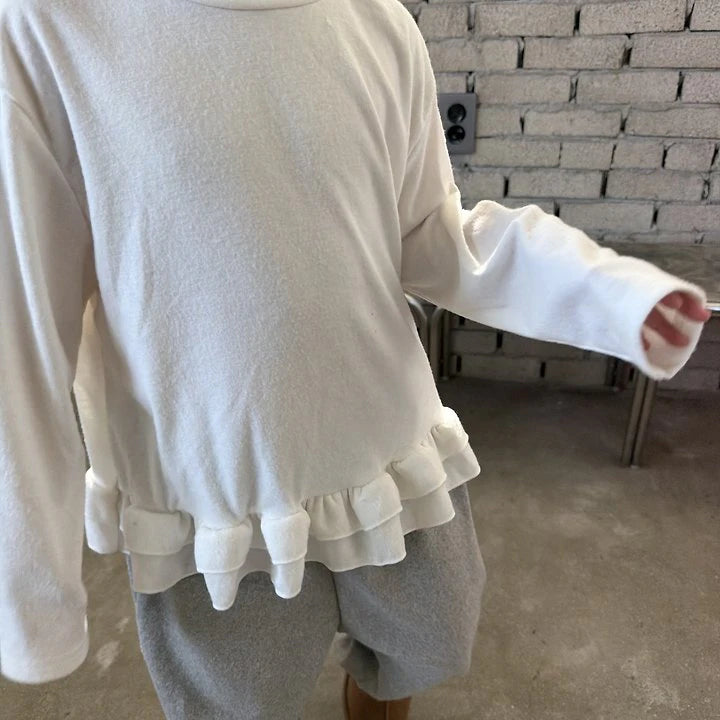 Little Foxx – Peach Frill Tee