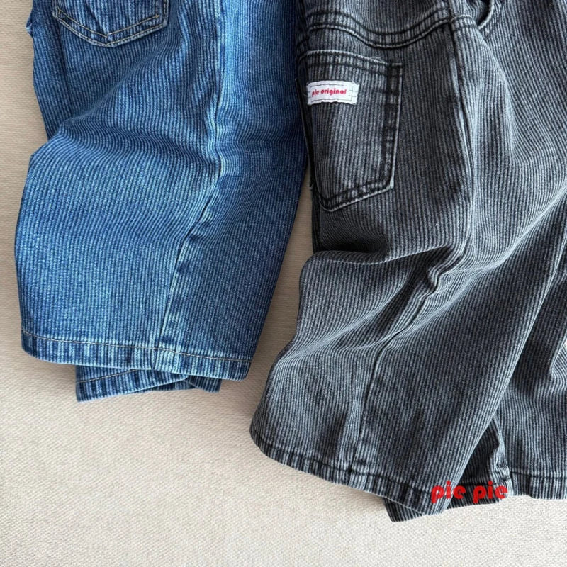 Corduroy Denim Pants