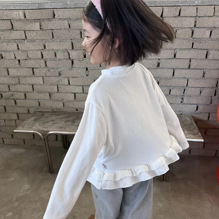 Little Foxx – Peach Frill Tee