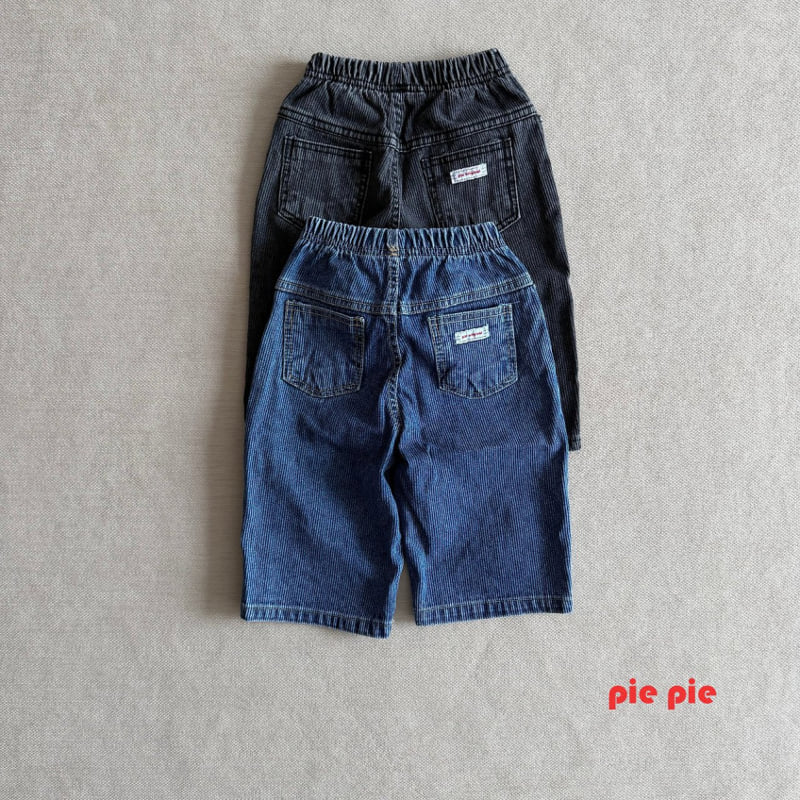 Corduroy Denim Pants