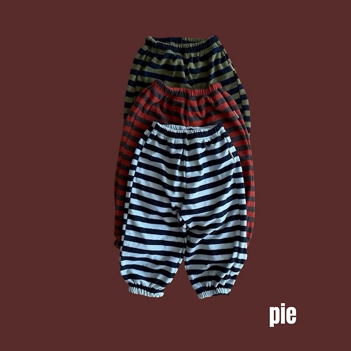 Little Foxx – Carrot Striped Jogger Pants