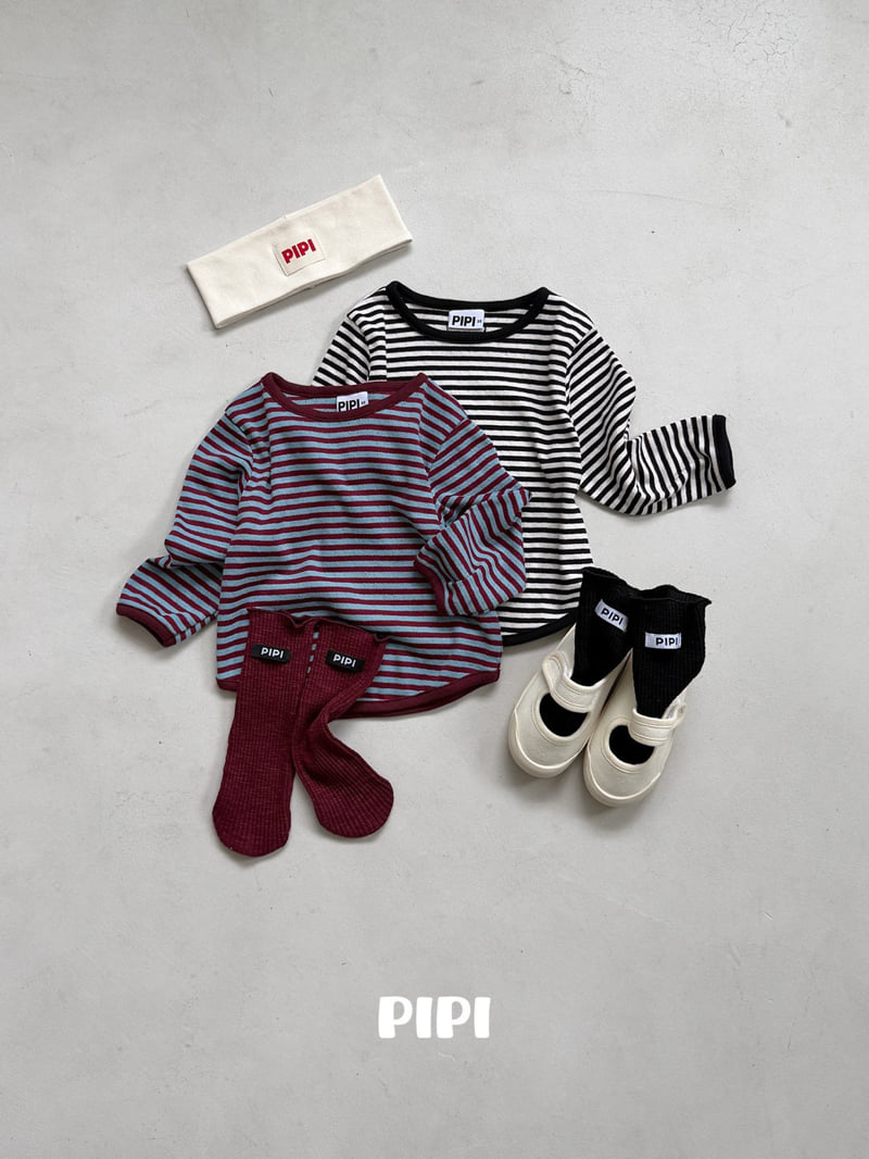 Little Foxx – Striped Binding Tee