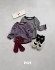 Little Foxx – Striped Binding Tee