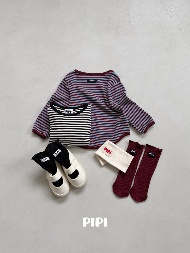 Little Foxx – Striped Binding Tee