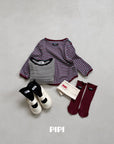 Little Foxx – Striped Binding Tee