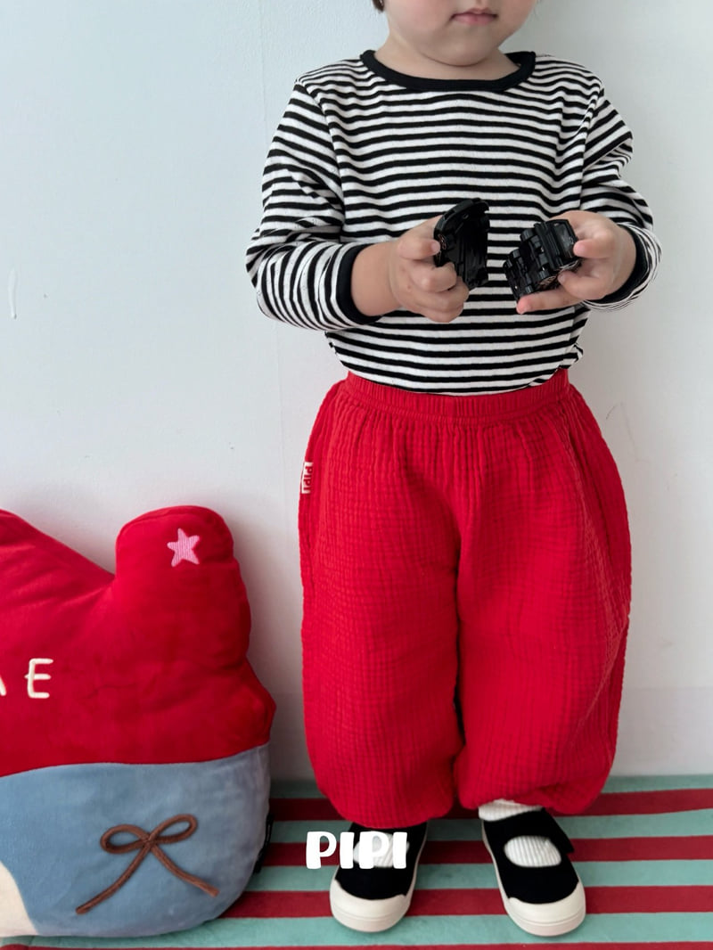 Little Foxx – Striped Binding Tee