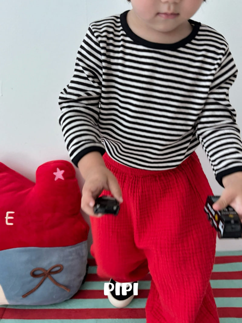 Little Foxx – Striped Binding Tee