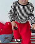 Little Foxx – Striped Binding Tee