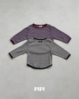 Little Foxx – Striped Binding Tee