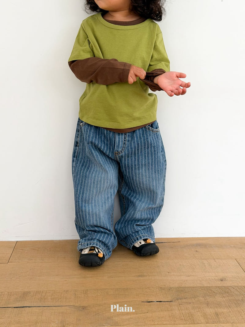 Little Foxx – Jacquard Denim Pants