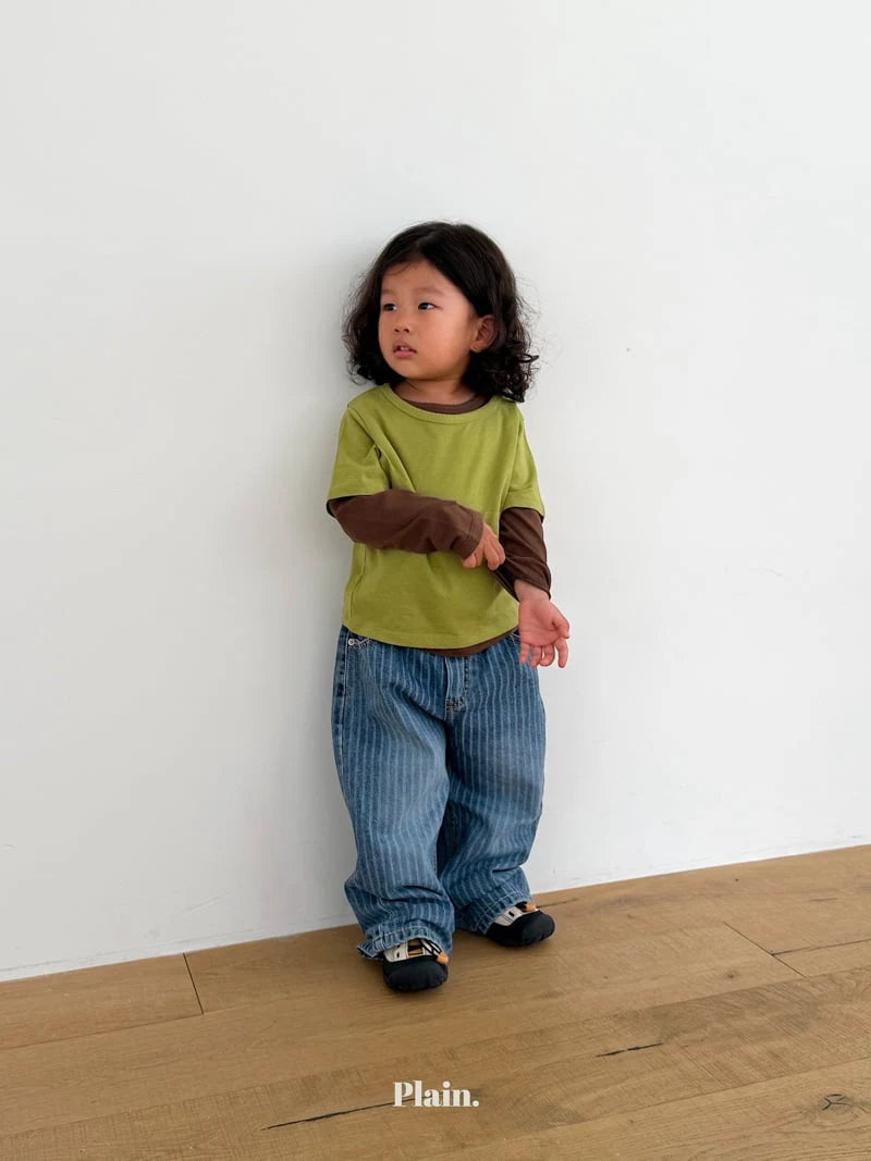 Little Foxx – Jacquard Denim Pants