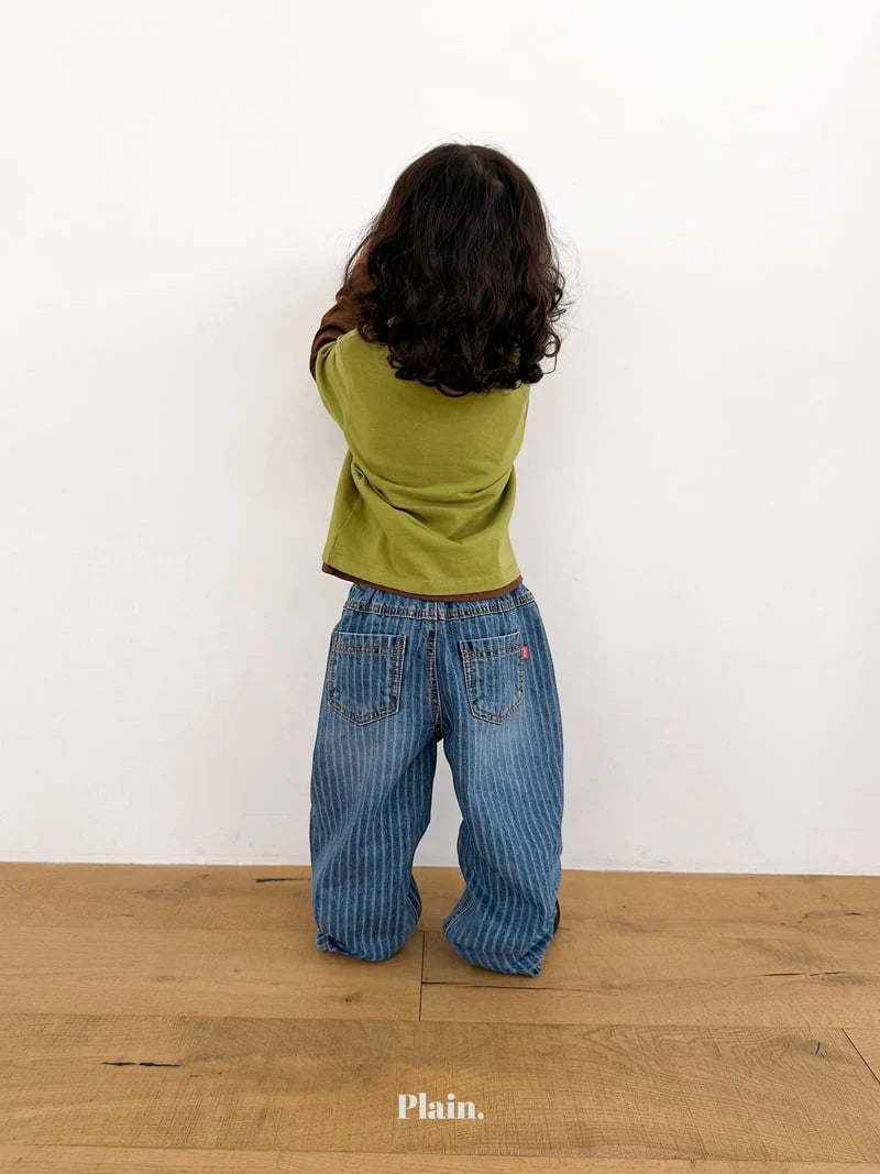 Little Foxx – Jacquard Denim Pants