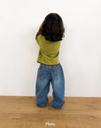 Little Foxx – Jacquard Denim Pants