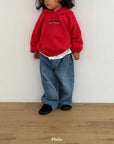 Little Foxx – Jacquard Denim Pants