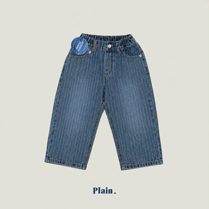 Little Foxx – Jacquard Denim Pants