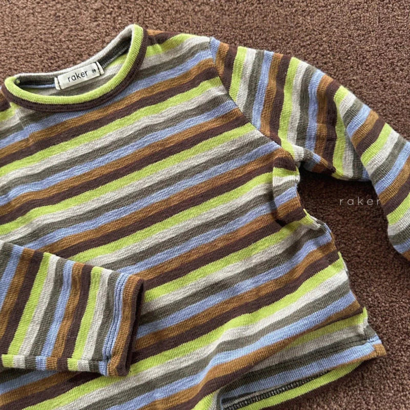 Little Foxx – Hazelnut Striped Tee