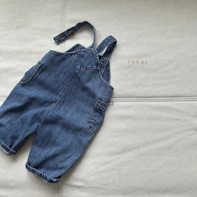 Little Foxx – Cargo String Overalls