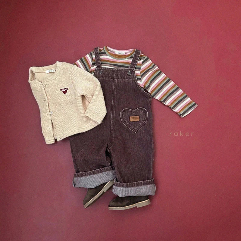 Little Foxx – Hazelnut Striped Tee