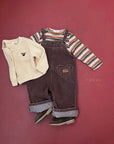 Little Foxx – Hazelnut Striped Tee