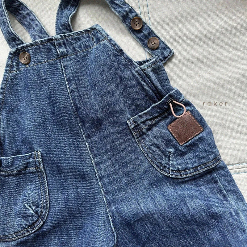 Little Foxx – Cargo String Overalls