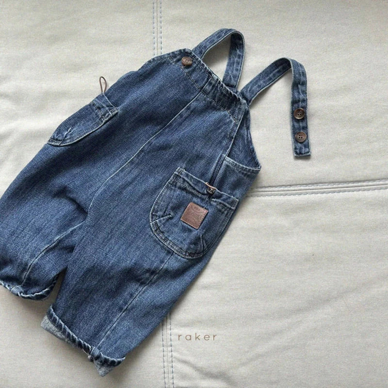Little Foxx – Cargo String Overalls