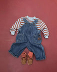 Little Foxx – Cargo String Overalls