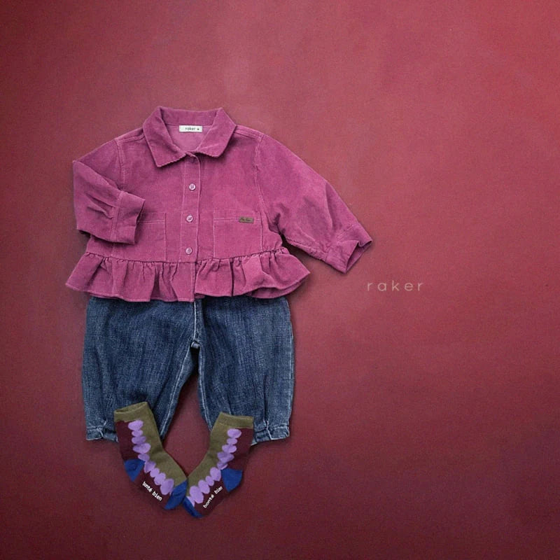 Little Foxx – Frill Loose-Fit Shirt
